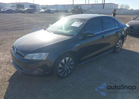 2014 Volkswagen Jetta Hybrid Sel Premium z USA, uszkodzony, nr VIN 3VW637AJ9EM207666
